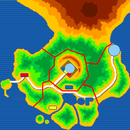 Duel Academy Island map