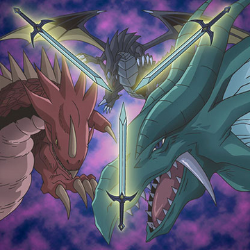 Amulet Dragon x3 DLCS-EN005 gold ultra 3 cards Yugioh Mint Dragons of Legend