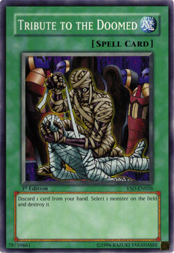 PSA8 1999年 TRIBUTE TO THE DOOMED 死者への手向け Amazon.co.jp: 遊戯王（英語表記） TRIBUTE TO THE DOOMED【死者