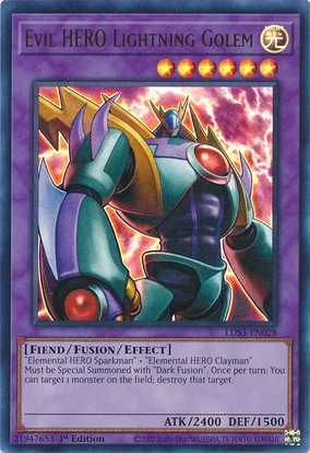 Evil HERO Lightning Golem | Yu-Gi-Oh! Wiki | Fandom