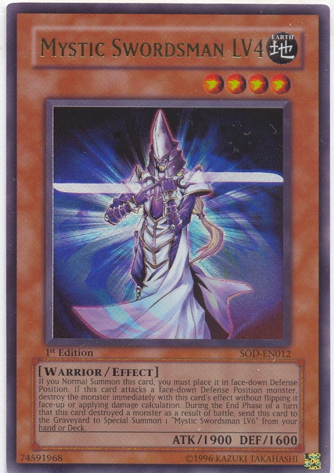 Card Gallery:Mystic Swordsman LV4 | Yu-Gi-Oh! Wiki | Fandom