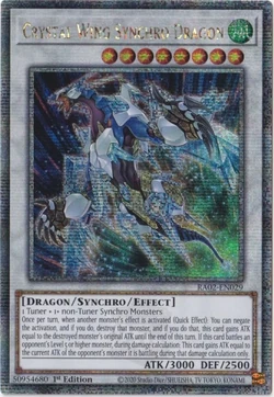 Card Gallery:Crystal Wing Synchro Dragon | Yu-Gi-Oh! Wiki | Fandom