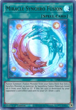 遊戯王OCG 魔法カード ミラクルフュージョン　レリーフ ミラクルフュージョン【レリーフ】{QCCU-JP021}《魔法》