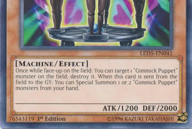 puppet deck yugioh CR05-AE026 Condolence Puppet (SR) – TCG Corner main image 1