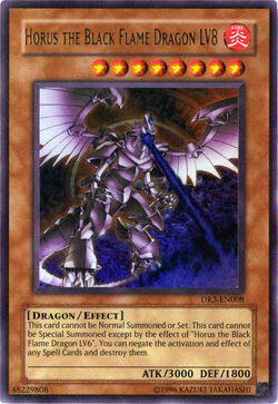 Card Gallery:Horus the Black Flame Dragon LV8