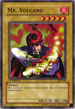 2x Mr. Volcano PSV-044 - Unlimited - Yugioh NM/M (Never Played)