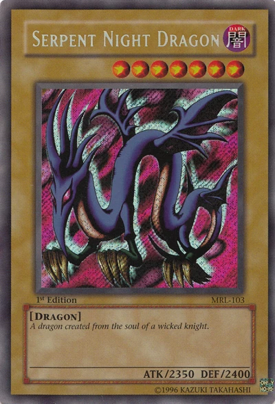 Card Errata:Serpent Night Dragon | Yu-Gi-Oh! Wiki | Fandom