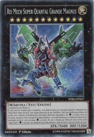 Yu-Gi-Oh! Carta Super Quantal Mech Beast Magnaliger – WIRA-EN036 – Ultra Rara – 1st Edition