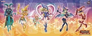 Yu-Gi-Oh! The Dark Side of Dimensions: "Magician Girl" monsters (maximum of 1 mat per ticket purchase for the movie, via Lawson's Loppi system, with each ticket costing 1500 yen and the mat costing 2160 yen)