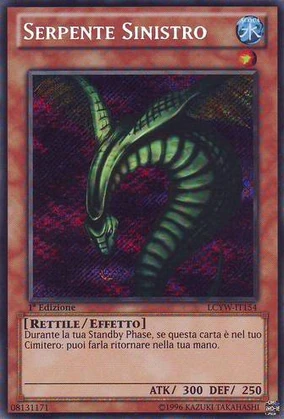 Serpent – Bloody Gates Yugioh Sinister Serpent WC4-g002 Secret Rare Played german