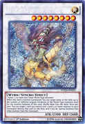 An example of the Series 9 layout on Synchro Monster Cards. This is "Baxia, Brightness of the Yang Zing", from Duelist Alliance.