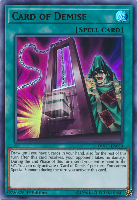 Card of Demise | Yu-Gi-Oh! Wiki | Fandom