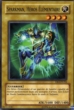 YUGIOH EHC2-EN001 ELEMENTAL HERO SPARKMAN SECRET RARE PSA 10