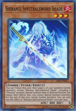 Shiranui Spectralsword Shade | Yu-Gi-Oh! Wiki | Fandom