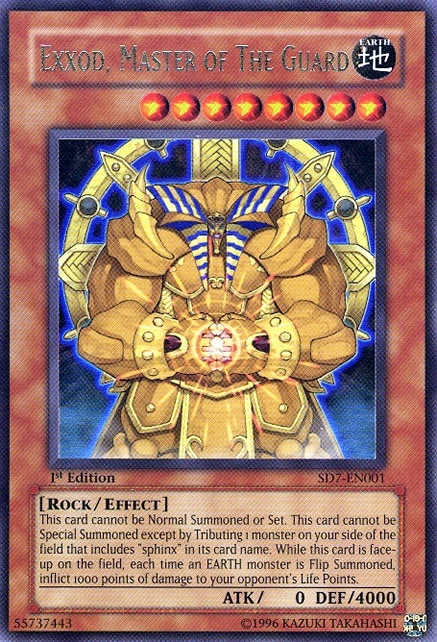 Card Errata:Exxod, Master of The Guard | Yu-Gi-Oh! Wiki | Fandom