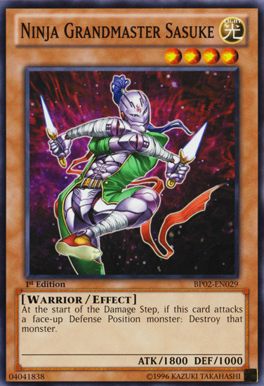 Yugioh - WCQ 2012 Ninja Grandmaster Hanzo-White Dragon Ninj