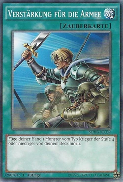 Card Gallery:Reinforcement of the Army | Yu-Gi-Oh! Wiki | Fandom