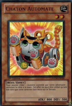 Yahoo!オークション - 遊戯王 Yu-Gi-Oh 英語版 ゼンマイニャンコ