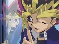 Yami Yugi with Yugi Muto.