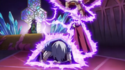 Galaxy Queen overpowers the heroes