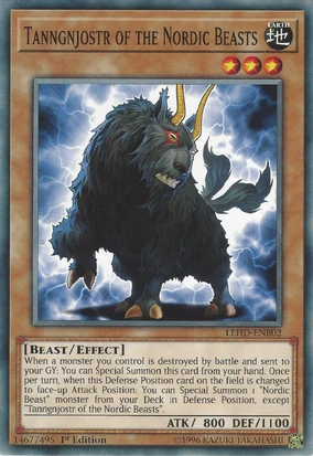 Tanngnjostr of the Nordic Beasts | Yu-Gi-Oh! Wiki | Fandom