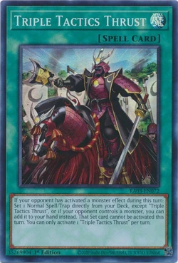 Card Gallery:Triple Tactics Thrust | Yu-Gi-Oh! Wiki | Fandom