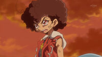 Yuma's afro