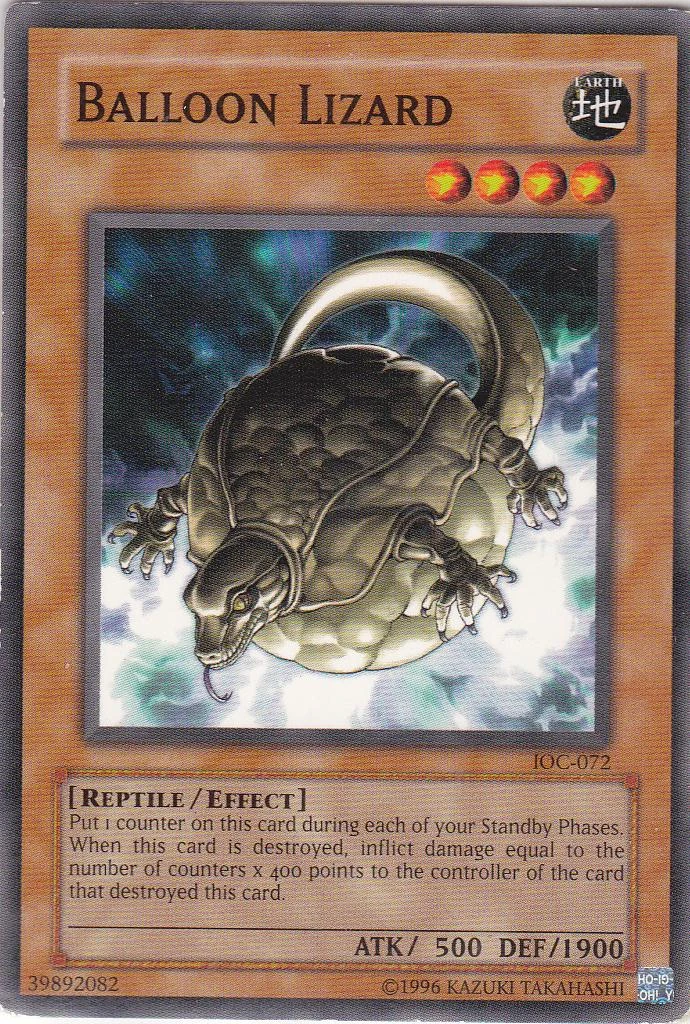 Card ErrataBalloon Lizard YuGiOh! Wiki Fandom