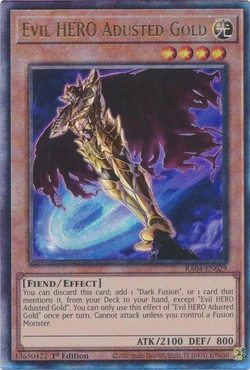 Card Gallery:Evil HERO Adusted Gold | Yu-Gi-Oh! Wiki | Fandom