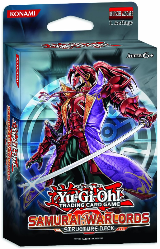 Yu-Gi-Oh Shadow Samurai Value Box Samurai Warlord Structure Deck & 4 Booster Packs & Jumbo Card