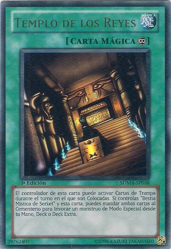 temple of the kings yugioh card Yu-Gi-Oh! Maze of the Master