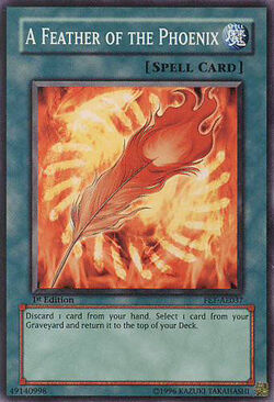 Card Gallery:A Feather of the Phoenix | Yu-Gi-Oh! Wiki | Fandom
