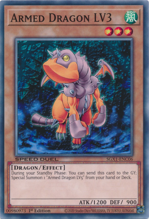 Armed Dragon LV3, Yu-Gi-Oh! Wiki