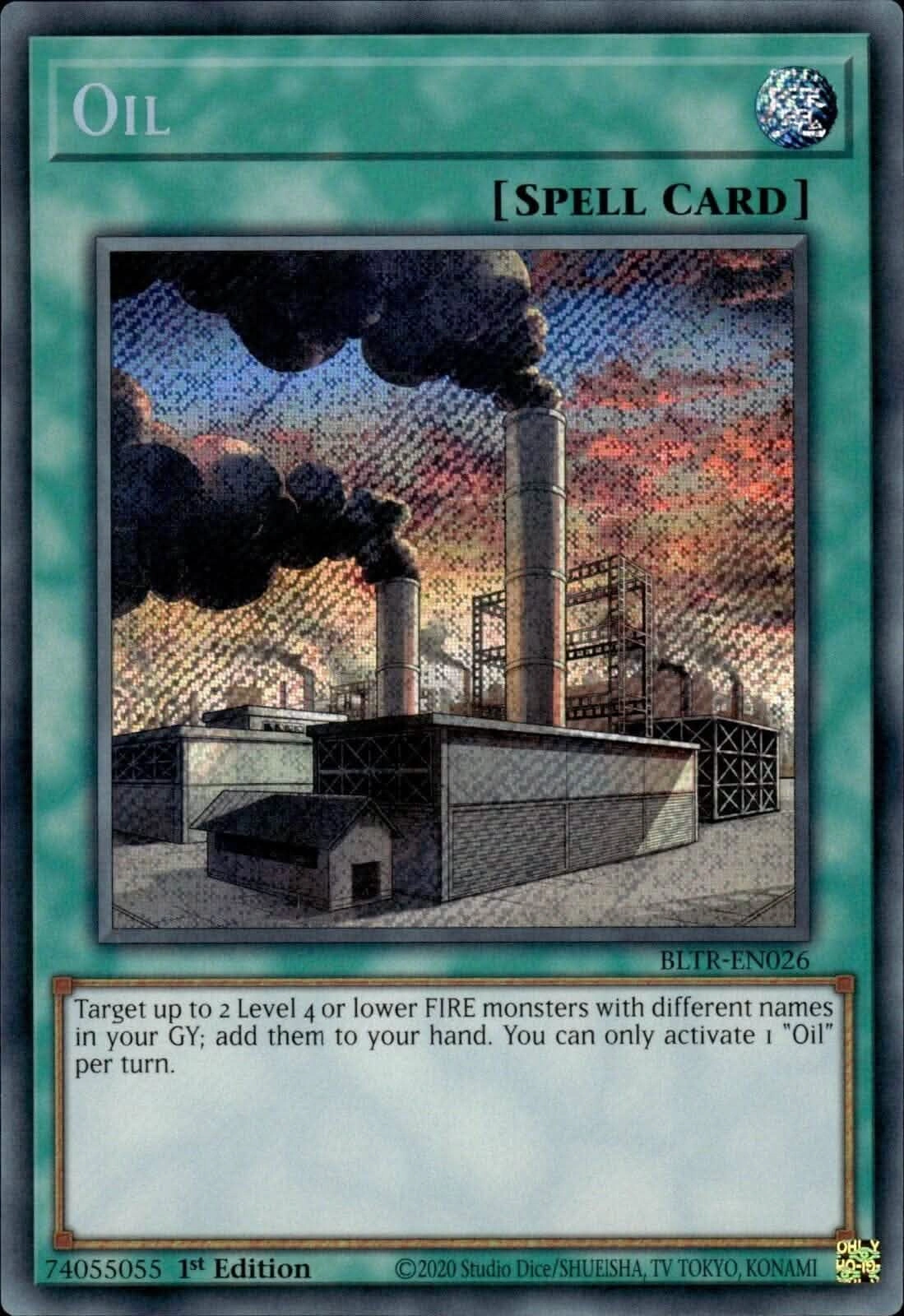 oil yugioh card LEDE-EN026 - Golgoil the Steel Seismic Smasher - Common main image 1