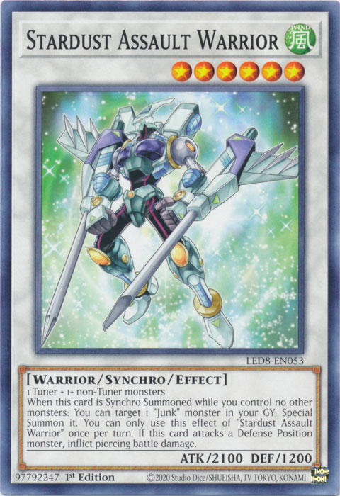 YUSEI ATACAR DRAGÃO POEIRA ESTELAR Yu-Gi-Oh! 5Ds 