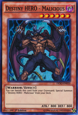 Card Gallery Destiny Hero Malicious Yu Gi Oh Wiki Fandom