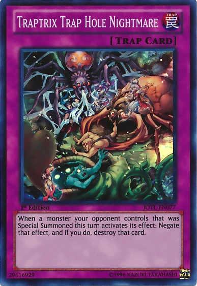 Card Errata:Traptrix Trap Hole Nightmare | Yu-Gi-Oh! Wiki | Fandom