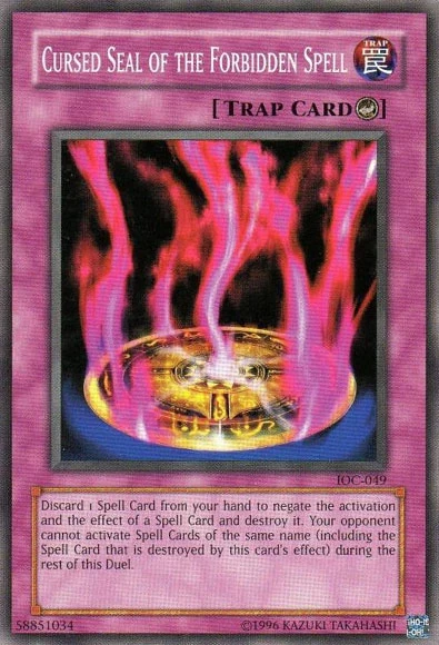 Card Errata:Cursed Seal of the Forbidden Spell | Yu-Gi-Oh! Wiki | Fandom Card Errata:Cursed Seal of the Forbidden Spell | Yu-Gi-Oh! Wiki | Fandom
