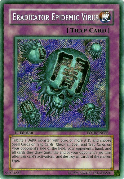 Card Errata:Eradicator Epidemic Virus | Yu-Gi-Oh! Wiki | Fandom