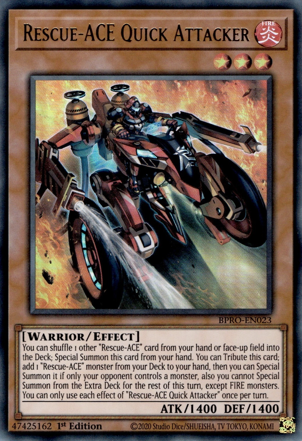 Rescue-ACE Quick Attacker | Yu-Gi-Oh! Wiki | Fandom