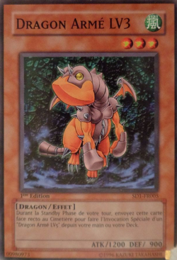 Armed Dragon LV3 SOD EN013 Yugioh 1st Edition Card Trading 