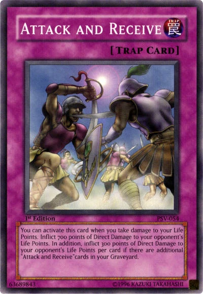 Card Errata:Attack and Receive | Yu-Gi-Oh! Wiki | Fandom
