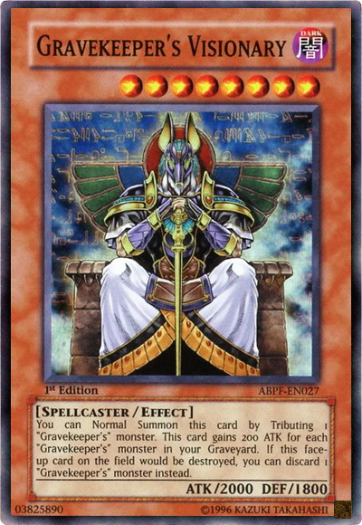 Card Gallery:Gravekeeper's Visionary | Yu-Gi-Oh! Wiki | Fandom