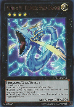 Card Gallery:Number 91: Thunder Spark Dragon | Yu-Gi-Oh! Wiki | Fandom