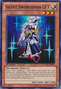 Card Gallery:Silent Swordsman LV3 | Yu-Gi-Oh! Wiki | Fandom