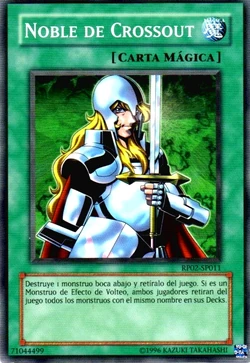 Carta Yu-Gi-Oh! Nobleman Of Crossout (HL06-EN001) - Rareza Parallel, Edición Promo Hobby League 6