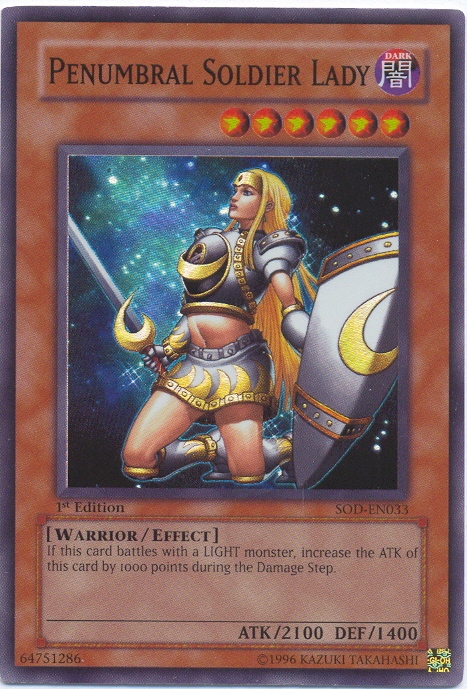 Card Gallery:Penumbral Soldier Lady | Yu-Gi-Oh! Wiki | Fandom