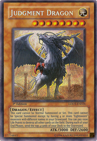 Card Errata:Judgment Dragon | Yu-Gi-Oh! Wiki | Fandom