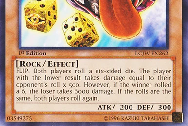 yugioh dice roll cards Summon Dice BLRR-EN002 Yu-Gi-Oh! Card main image 1