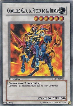 Card Gallery:Gaia Knight, the Force of Earth | Yu-Gi-Oh! Wiki | Fandom